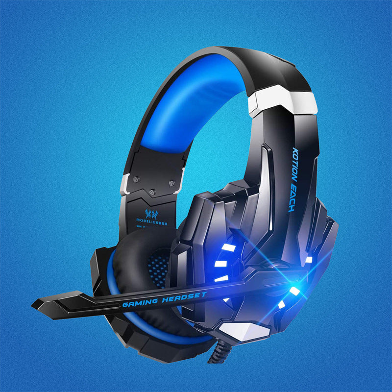 KOTION EACH Inzhuo G9000 headset, wired computer luminous headset PS5 game headset